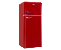 Lodówka Amica KGC15630R 144cm Czerwona Retro SlimSize Górny Zamrażalnik 206L - 523476 - zdjęcie 4